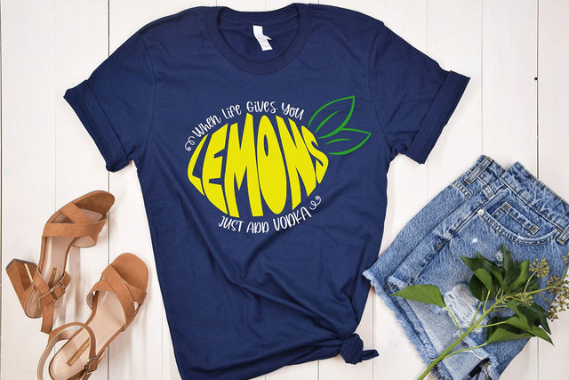 When Life Gives You Lemons Add Vodka SVG SVG B Renee Design 