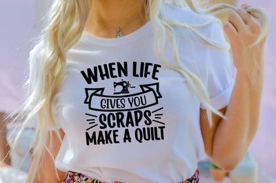 When Life Gives You Scraps Make a Quilt SVG SVGista 
