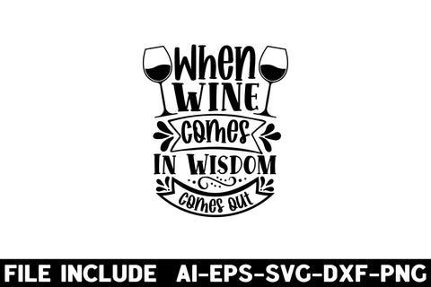 When wine comes in wisdom comes out SVG Rupkotha 