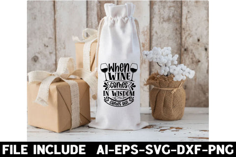 When wine comes in wisdom comes out SVG Rupkotha 