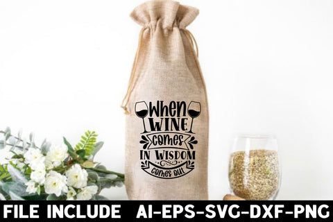 When wine comes in wisdom comes out SVG Rupkotha 