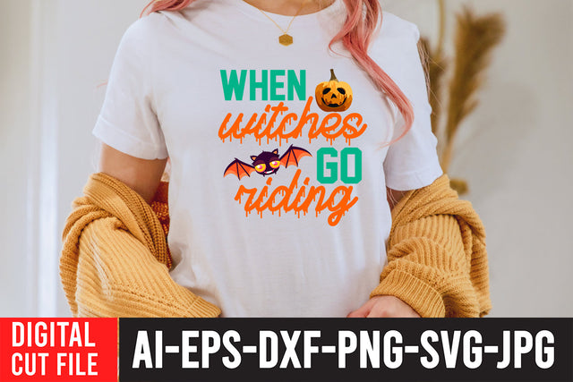 When Witches Go Riding SVG Cut File SVG BlackCatsMedia 