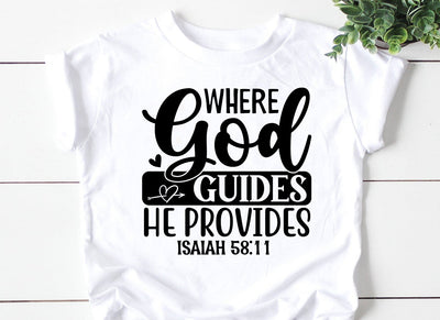 Where god guides, he provides SVG SVG CraftingStudio 