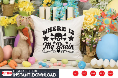 Where Is My Brain SVG CraftlabSvg29 