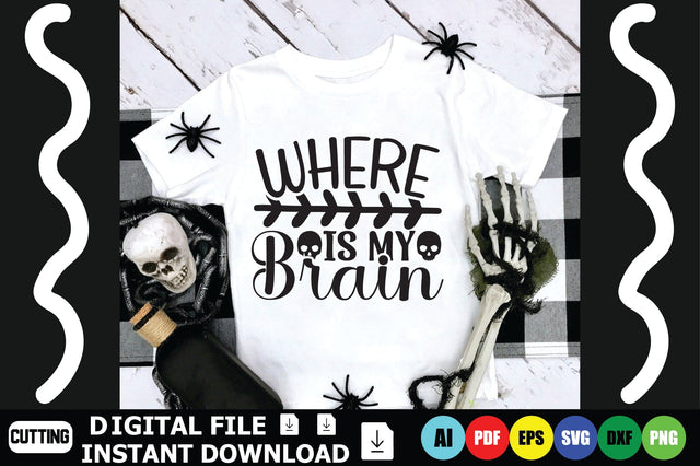 Where Is My Brain SVG Shahin alam 