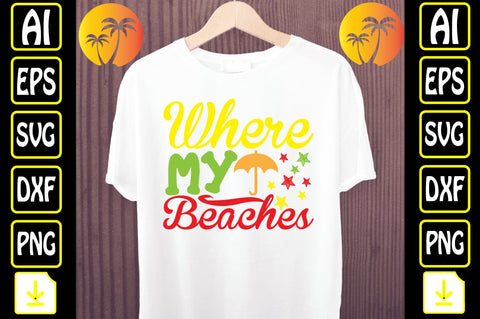 Where My Beaches SVG Craftlabsvg24 