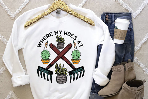 Where My Hoes at Sublimation Design Sublimation Creativeart88 