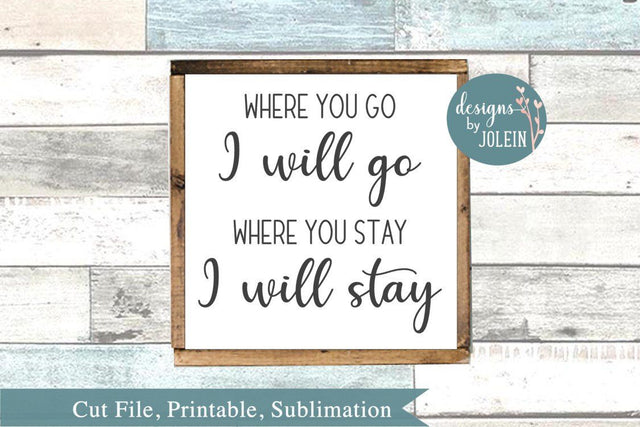 Where You Go SVG Designs by Jolein 