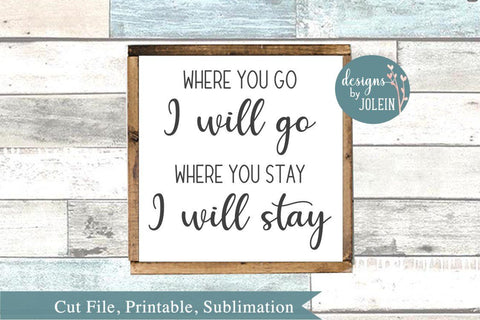 Where You Go SVG Designs by Jolein 