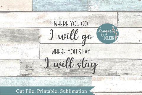 Where You Go SVG Designs by Jolein 