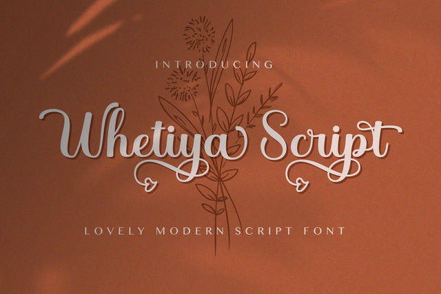 Whetiya - Love Script Font Font StringLabs 