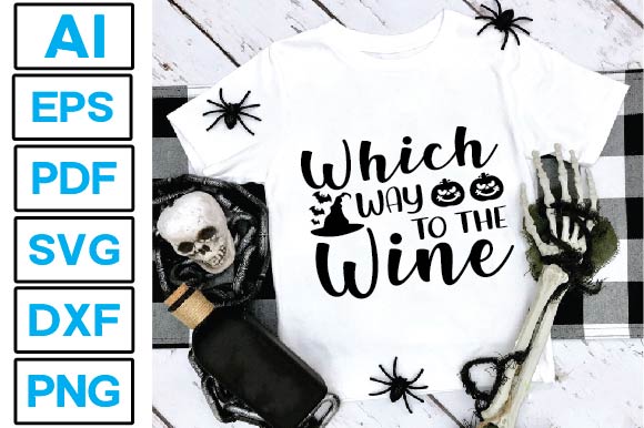 Which Way to the Wine SVG Craftlabsvg24 