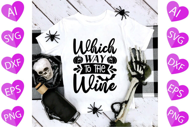 Which Way to the Wine SVG CraftlabSvg29 