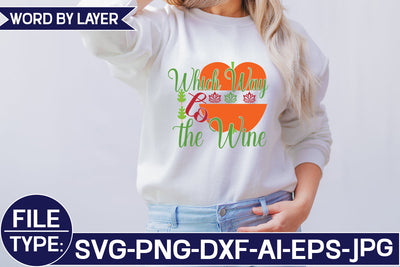 Which Way to the Wine SVG Cut File SVG Studio Innate 