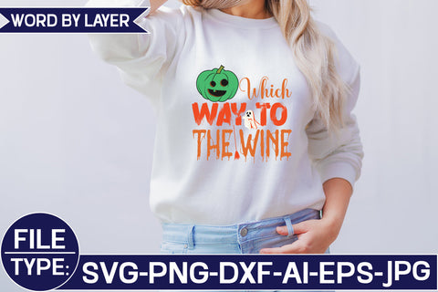 Which Way To The Wine SVG Cut File SVG Studio Innate 