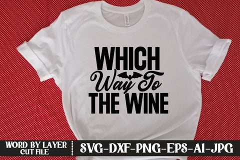 Which Way To The Wine SVG DESIGN SVG MStudio 