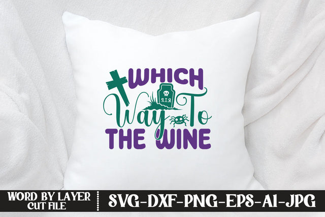 Which Way To The Wine SVG DESIGN SVG MStudio 