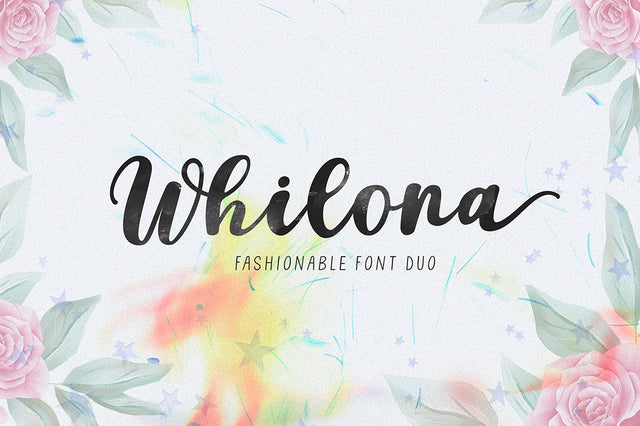 Whilona Script Font gatype 