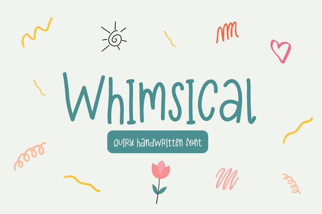 Whimsical Font Cotton White Studio 