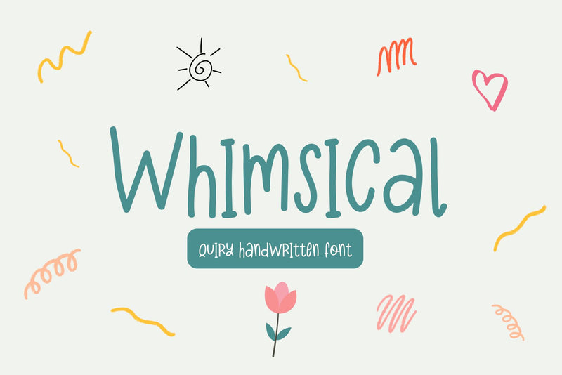 Whimsical Font Cotton White Studio 
