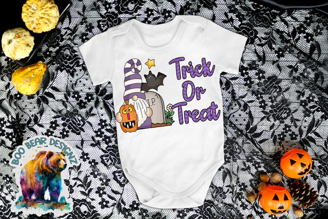 Whimsical Trick or Treat Clipart Sublimation Boo Bear Designz 