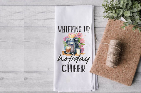 Whipping Up Holiday Cheer Mixer Towel Sublimation Sublimation Jagonath Roy 