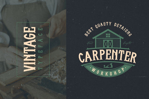 Whisholder Vintage Retro Typeface Font Creatype Studio 