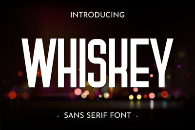 Whiskey Font Font Fox7 By Rattana 