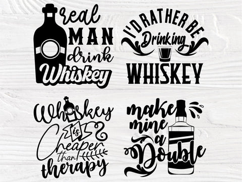 Whiskey SVG Bundle, Drinking Svg, Cricut Cut Files SVG TonisArtStudio 