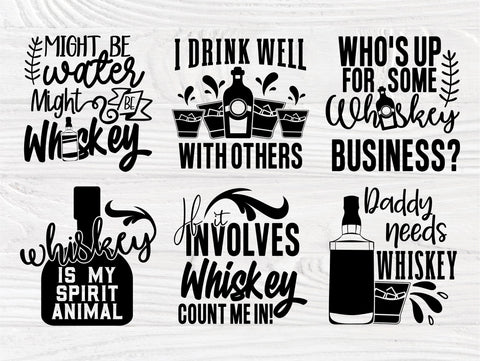 Whiskey SVG Bundle, Drinking Svg, Cricut Cut Files SVG TonisArtStudio 