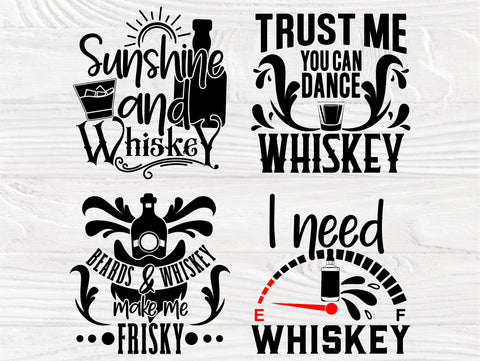 Whiskey SVG Bundle, Drinking Svg, Cricut Cut Files SVG TonisArtStudio 