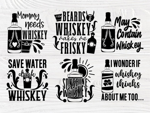 Whiskey SVG Bundle, Drinking Svg, Cricut Cut Files SVG TonisArtStudio 
