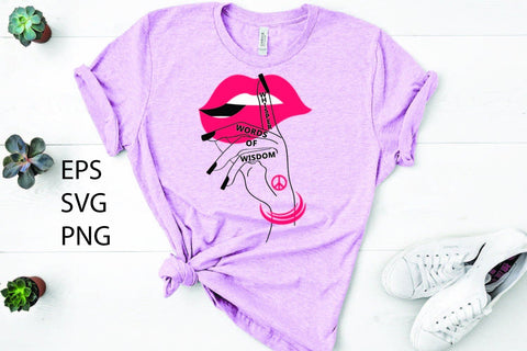 Whisper words of wisdom, tShirt svg, lipssvg, finger on lips SVG Paper Switch 