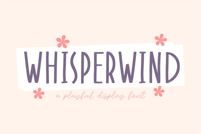 Whisperwind Font Qwrtype Foundry 