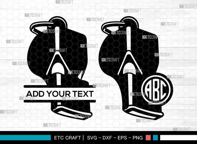 Whistle SVG, Referee Whistle Svg, Sports Whistle Svg, Coach Whistle Svg, Split Monogram Svg SVG ETC Craft 