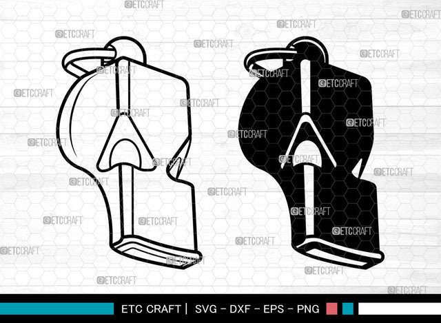 Whistle SVG, Referee Whistle Svg, Sports Whistle Svg, Coach Whistle Svg, Whistle Svg SVG ETC Craft 