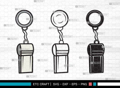 Whistle SVG | Sport Svg | Sports Whistle Svg | Coach Whistle Svg | Whistle Clipart SVG ETC Craft 