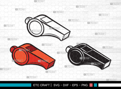 Whistle SVG | Sport Svg | Sports Whistle Svg | Coach Whistle Svg | Whistle Clipart SVG ETC Craft 