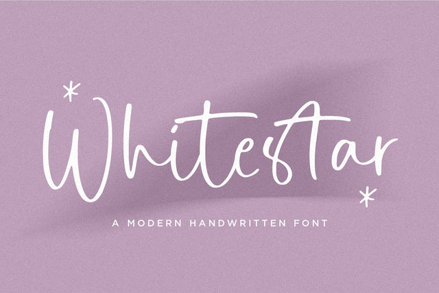 Whitastar Font Font Balpirick 