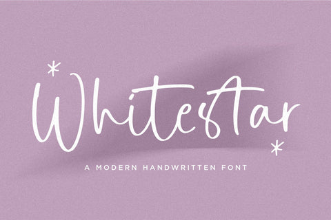 Whitastar Font Font Balpirick 