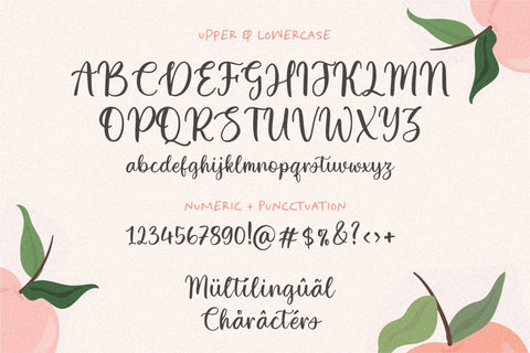 White Apricot Font Font Balpirick 