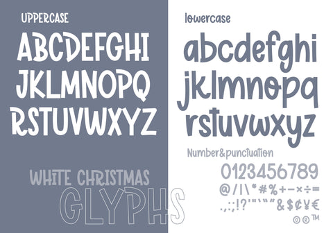 White Christmas Font BB Digital Arts 