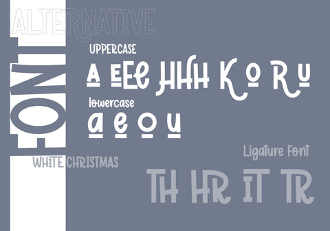 White Christmas Font BB Digital Arts 