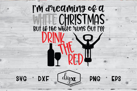 White Christmas SVG DIYxe Designs 