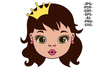 White Girl Magic, Little Princess Svg, Queen Girl Svg, Crown Svg, Sweet Girl Svg, Blue Eyes Svg, Ribbon Girl Svg, Svg Cut Files SVG 1uniqueminute 