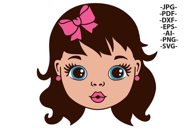 White Girl Magic, Little Princess Svg, Sweet Girl Svg, Blue Eyes Svg, Ribbon Girl Svg, Queen Girl Svg Peekaboo Svg, Svg Cut Files SVG 1uniqueminute 