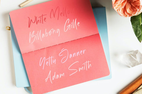 White Mellow - Handwritten Script Font Font StringLabs 