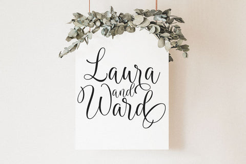 White Oak - Farmhouse Script Font Font KA Designs 