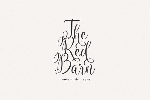 White Oak - Farmhouse Script Font Font KA Designs 