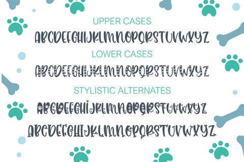 White Paws Font Freeling Design House 